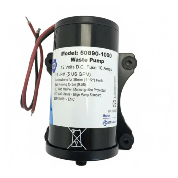 Jabsco 50890-1000 Dirty Water Pump 12V - 38mm Meilleur Prix