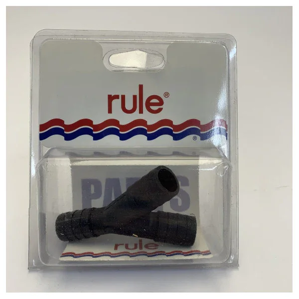 Rule 212 3/4inch 19mm Y-Fitting Marine Hose Connector Marque