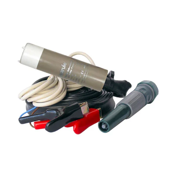 Offre Spéciale Rule iL500PK Slimline Inline and Submersible Pump Set 24V - 1920 L/U