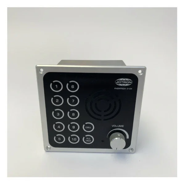 Zenitel CIS P-3101 Talkback Master Station - 10 Lines, 24VDC Achat Immédiat