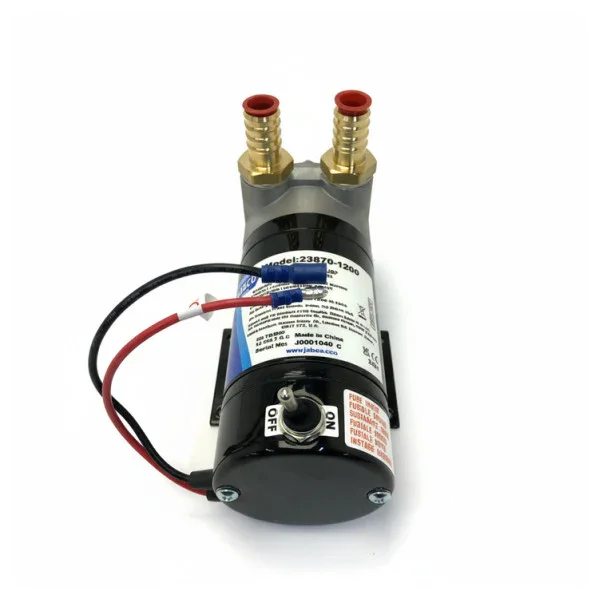 Expédié Aujourd'hui Jabsco 23870-1200 Sliding Vane Marine Fuel Pump - 12V Puppy - 35lpm