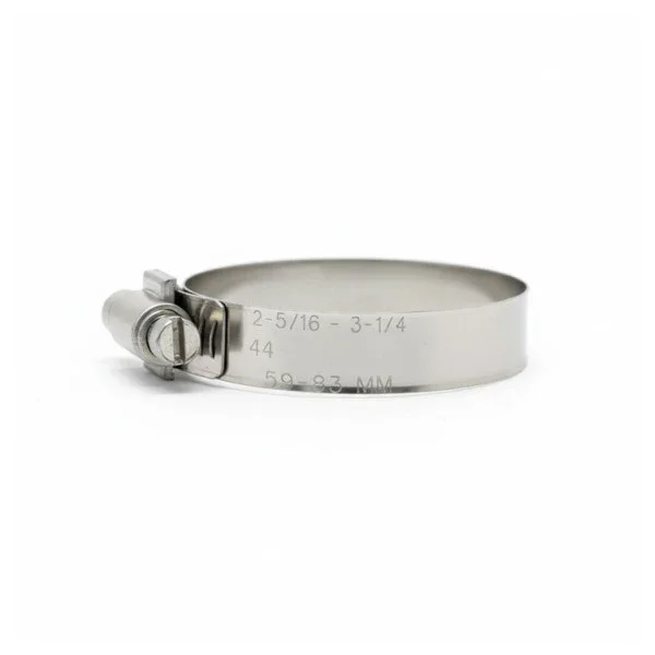 Hose clamp stainless steel W4 59-83mm - Perfect Marine Quality Réduction