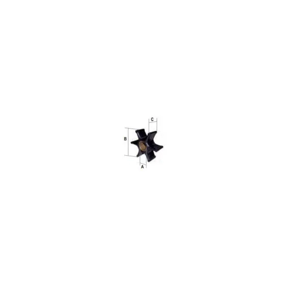 Jabsco Impeller 5616-0001 - Marine Water Pump Impeller Achetez Aujourd'hui