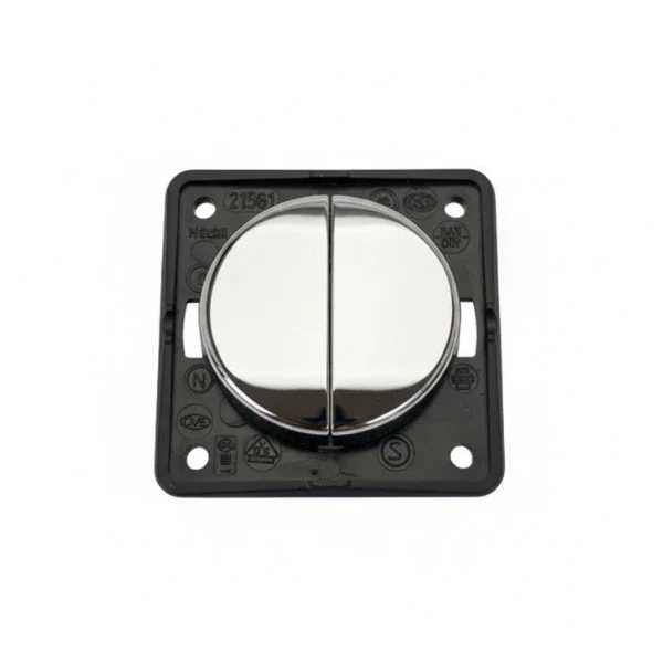 Soldes Berker Integro Classic Series Switch - Glossy Chrome - Yacht Hardware - 9365518