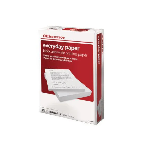 Office DEPOT Copy Paper A3 80g White - 500 Sheets Offre Limitée