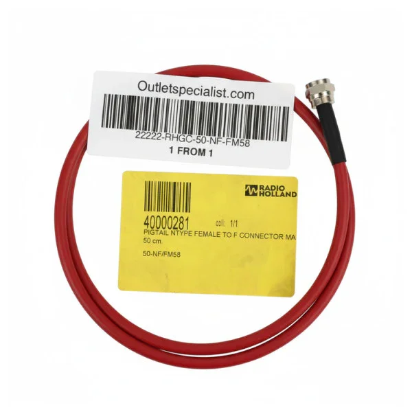 Coaxial Pigtail Cable N-Type Female to F-Type Male 50cm RG58 Remise