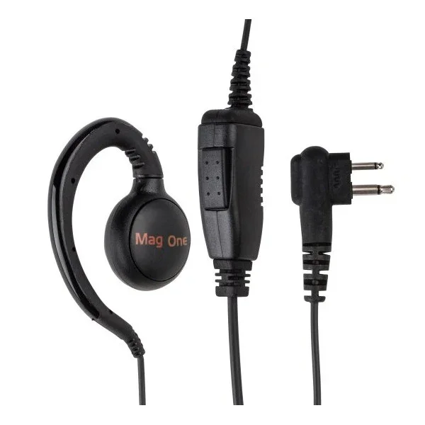 Dernier Modèle Motorola PMLN6532A Mag One Swivel Earpiece with Mic & PTT for DP1400 and R2