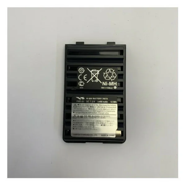 Vertex FNB-83 Ni-MH Battery for HX370 Handheld Marine Radio - 7.2V 1400mAh Certifié