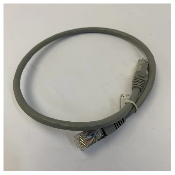 Must-Have Cat6a SSTP Patch Cable 0.5m - Shielded Ethernet Cable Grey