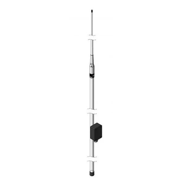 Certifié AC Antennas KUM480-1 HF/SSB Marine Antenna - 2 Sections - 5m - 500W - 1.4-30MHz