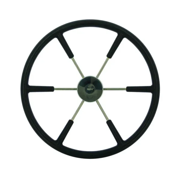 VETUS steering wheel 550 mm - 21inch with black PU foam layer incl. cover Vente Directe