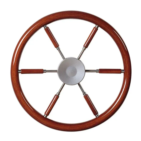 VETUS steering wheel with mahogany rim and spokes, 380 mm Vente Directe