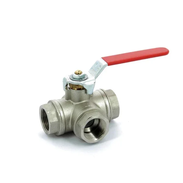 Petit Prix Vetus KRA11/4L Nickel-plated brass 3-way full bore ball valve G1 1/4 inch