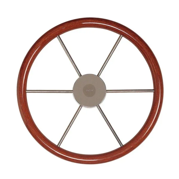 Vetus KW55 Steering wheel with mahogany hoop 550mm Including cover Affaire À Saisir