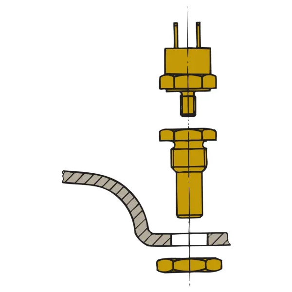 Promotion Vetus EXSENSOR Sensor for exhaust alarm To be mounted on the muffler