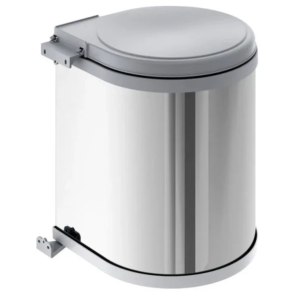 Delinia 14L Trash Bin with Stainless Steel Accents Bon Plan
