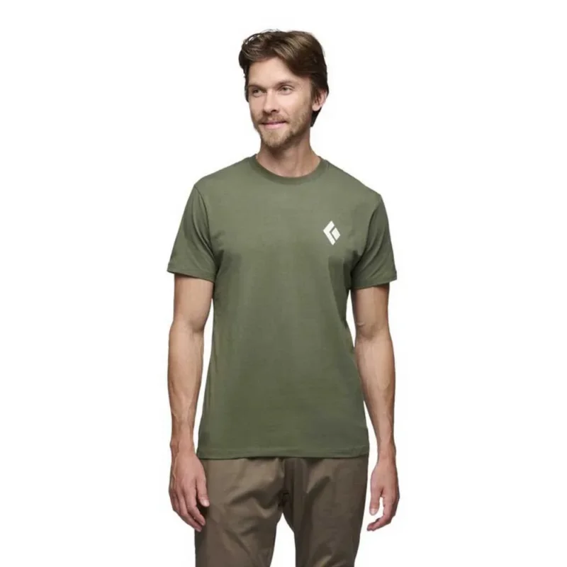Black Diamond T-shirt à manches courtes Equipment For Alpinists Retour Gratuit