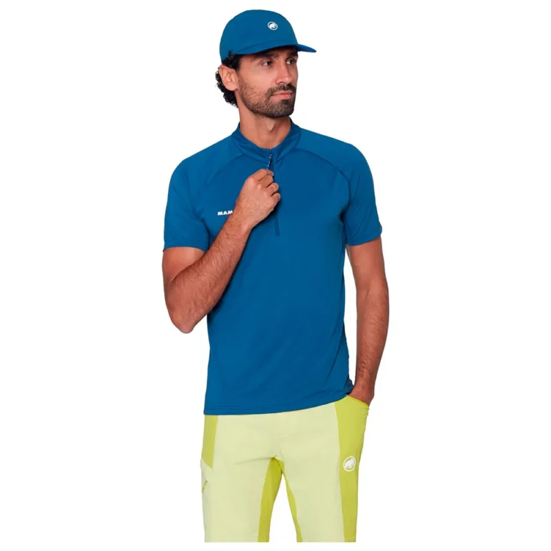 Mammut T-shirt à manches courtes et demi-zip Ducan FL Affaire À Saisir