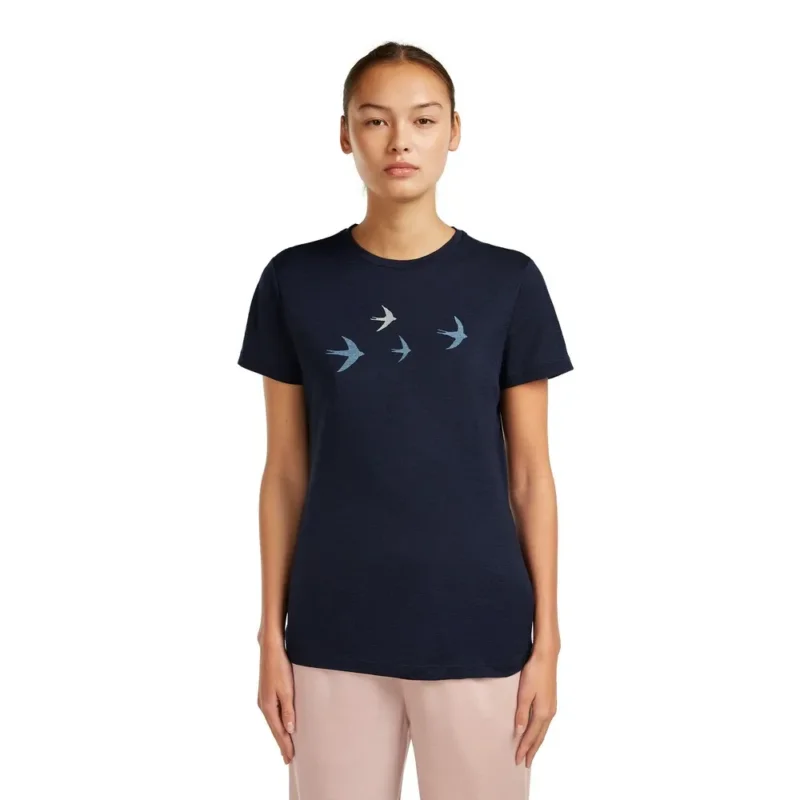 Affaire À Saisir Icebreaker T-shirt à manches courtes Merino 150 Tech Lite Bird Transit