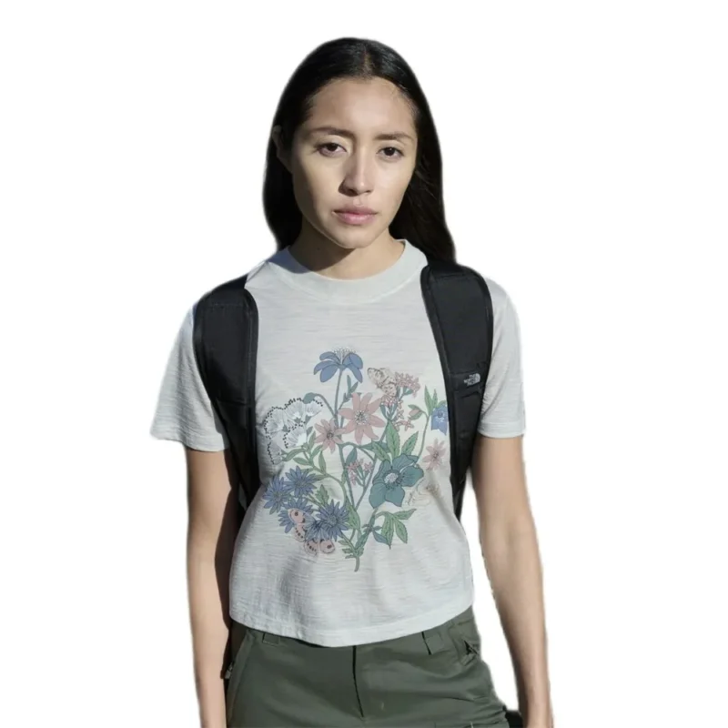 Icebreaker T-shirt à manches courtes Merino 150 Tech Lite Crop NZ Flora Meilleur Choix