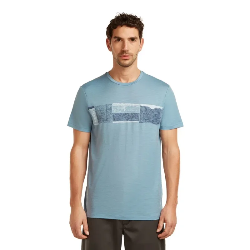 Icebreaker T-shirt à manches courtes Merino 150 Tech Lite Elevation Line Acheter En Ligne