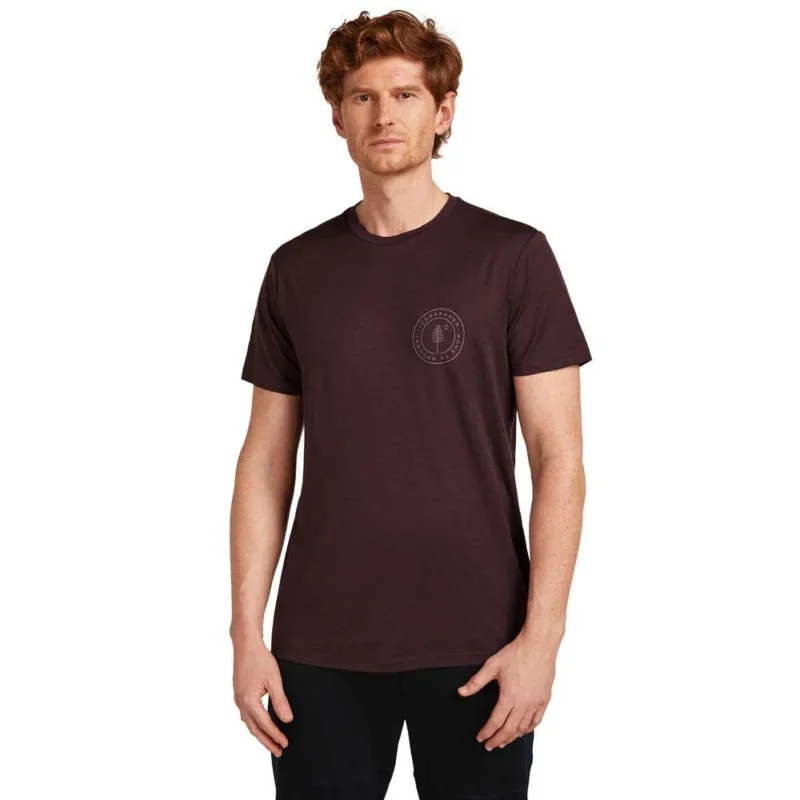 Icebreaker T-shirt à manches courtes Merino 150 Tech Lite Hike Naturally Promotion Saisonnière