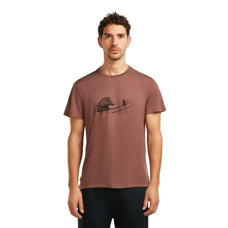 Icebreaker T-shirt à manches courtes Merino Core Canoe Companions Must-Have