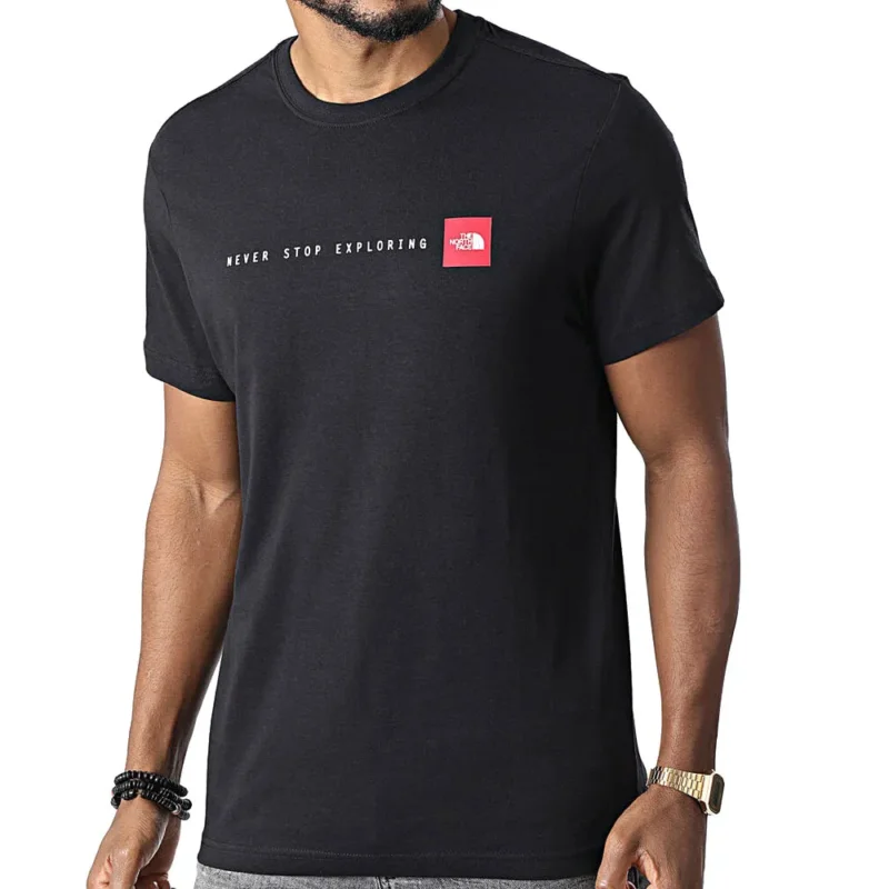 Haute Qualité The North Face T-shirt à manches courtes Never Stop Exploring