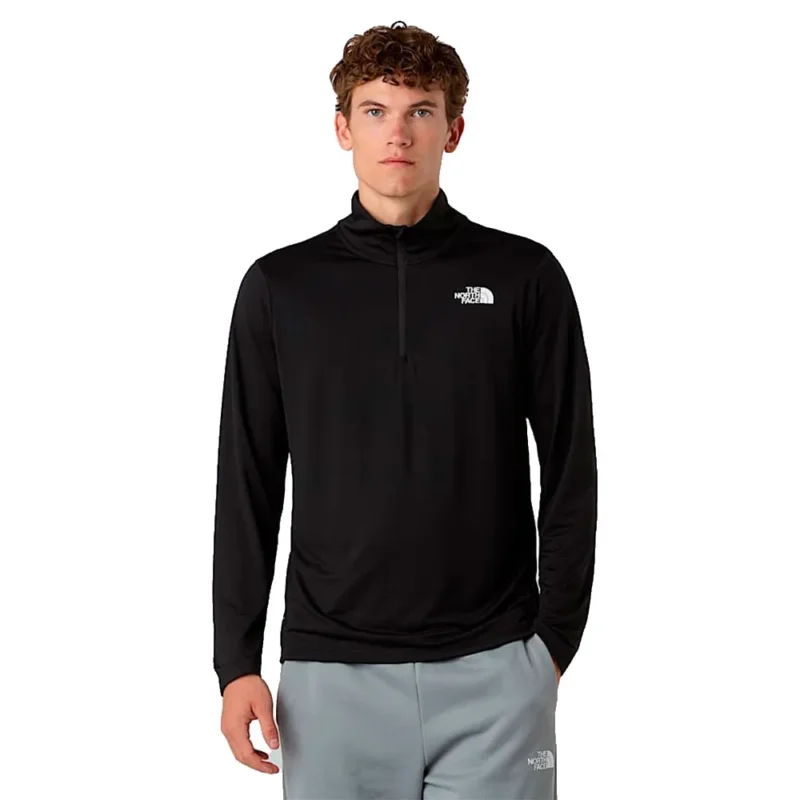 Marque The North Face T-shirt à manches longues avec demi-zip 24/7