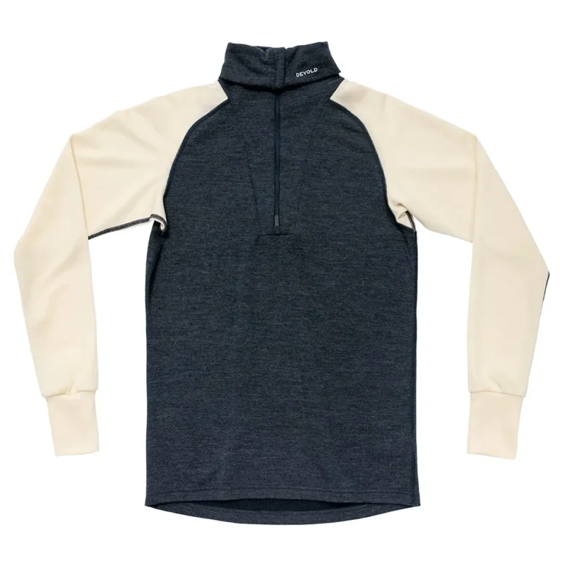 DEVOLD OF NORWAY T-shirt à manches longues avec demi-zip Expedition Merino Silk Solde