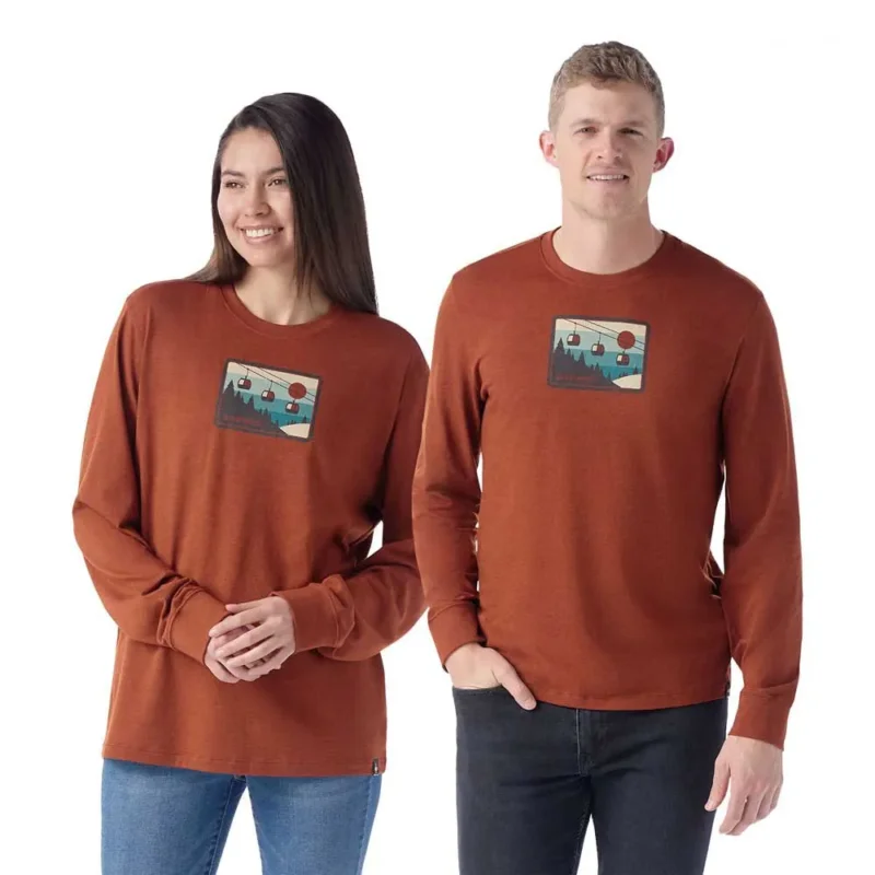 Smartwool T-shirt à manches longues Gondola Ride Graphic Offre Du Jour