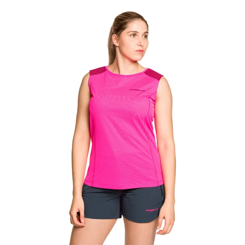 Trangoworld T-shirt sans manches Rainier Retour Gratuit
