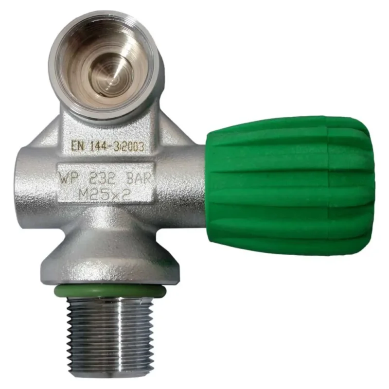 Offre Du Jour Dirzone Valve de bouteille de plongée M26 X 2 Nitrox Left 232 Bar