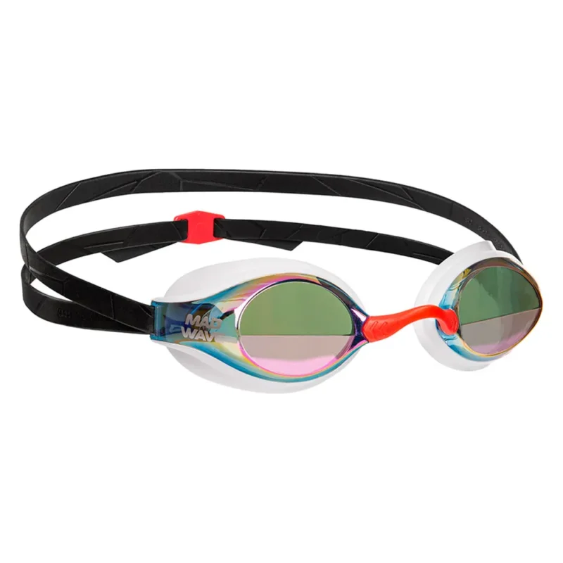 Nouvelle Collection Madwave Lunettes de natation Record Breaker Nano Rainbow
