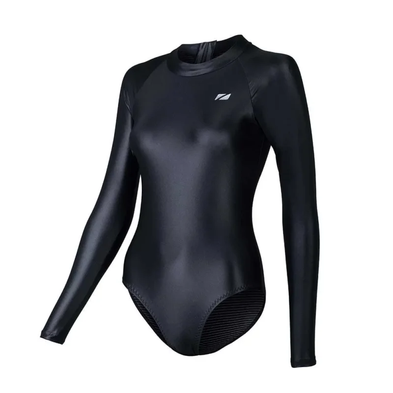 Authentique ZONE3 Maillot de bain à manches longues OWS Ti+ Thermal High Neck