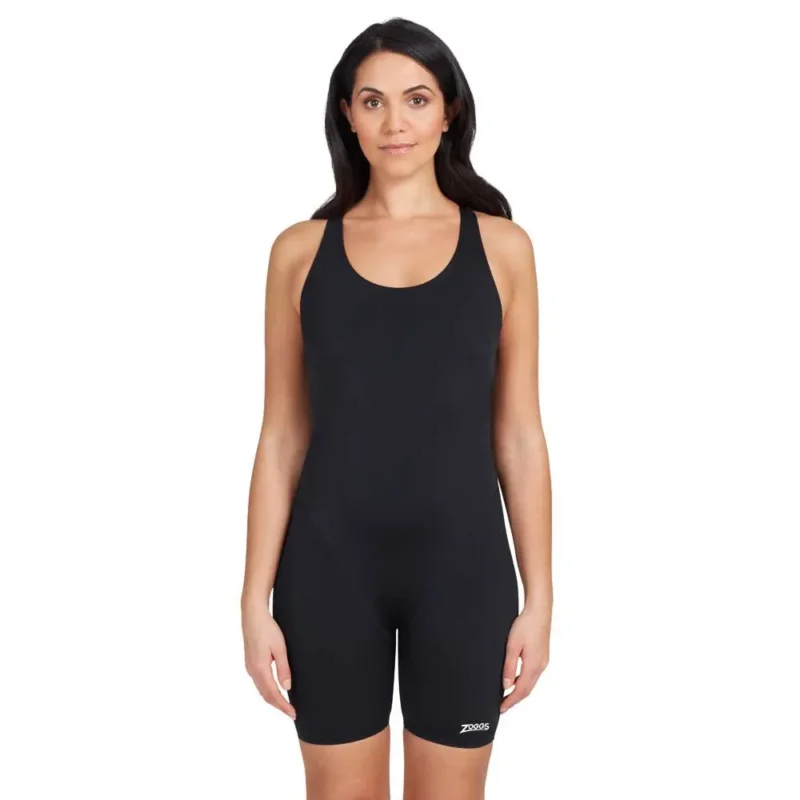 Bon Marché Zoggs Maillot de bain de compétition dos ouvert Cottesloe Legsuit