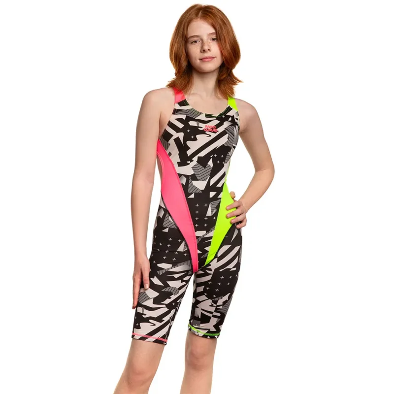 Madwave Maillot de bain de compétition dos ouvert Kneeskin PBT Expédié Aujourd'hui