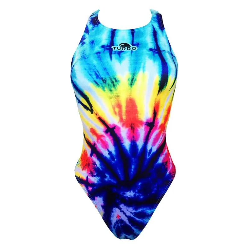 Vente Flash Turbo Maillot de bain Wide Strap Swirl