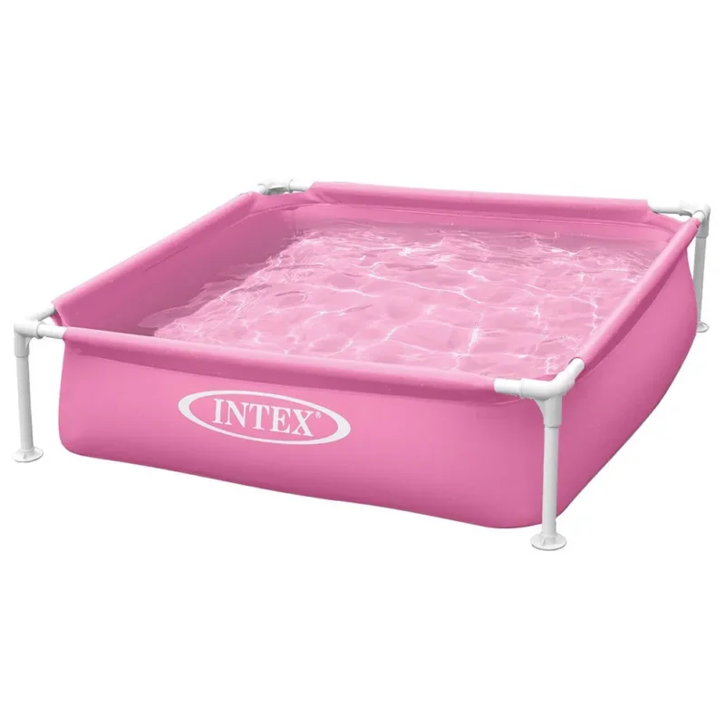 Pas Cher Intex Piscine hors-sol à cadre carré Acier 122x122x30 cm