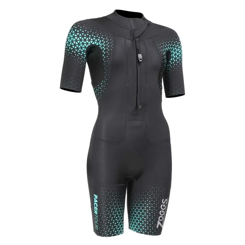 Zoggs Shorty femme à manches courtes Pacer Tour Expédition Rapide