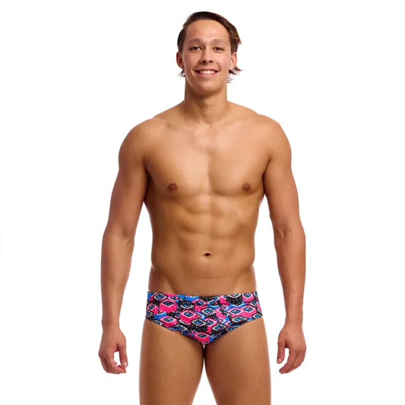 Funky Trunks Slip de bain Fts025M71904 Seamed Top Vente