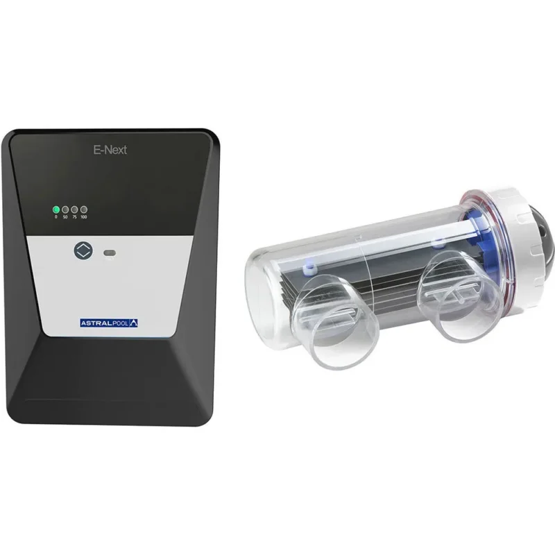 Astralpool Système de chlorateur d´eau salée E-Next jusqu´à 90m3 21g/h Promotion