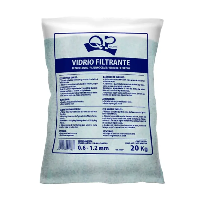 Nouveauté Productos Qp Verre filtrant 15kg 0.6-1.2mm