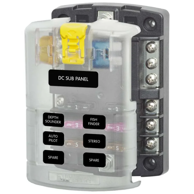 Blue Sea Systems Adaptateur de bloc de fusibles ATO 6 positions Acheter En Ligne