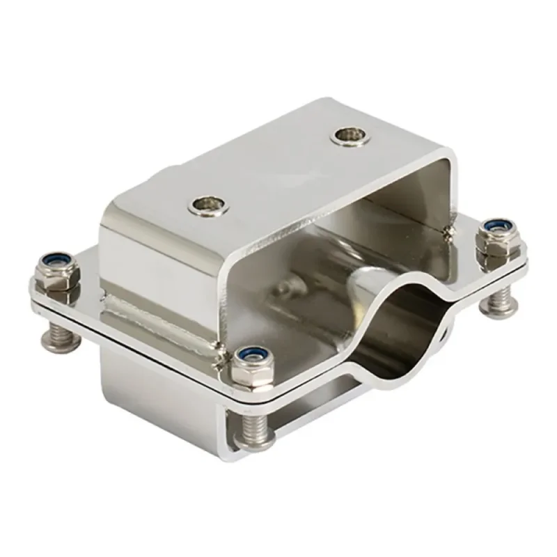 Seanox Adaptateur de montage sur rail double Acier inoxydable 22-35 mm Soldes