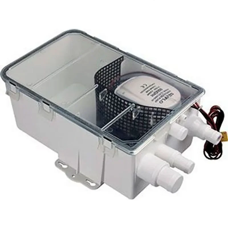 Must-Have Seaflo Bassin de douche 750 GPH avec pompe 1.6A 24V