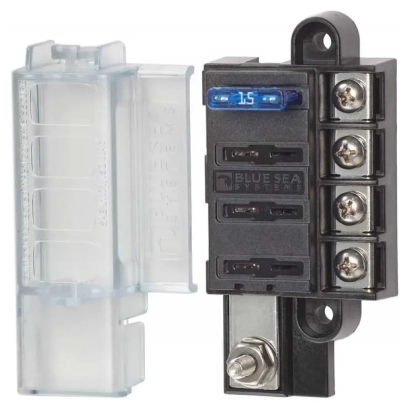 Commande En Gros Blue Sea Systems Bloc de fusibles ST Blade Compact 5045 4 circuits