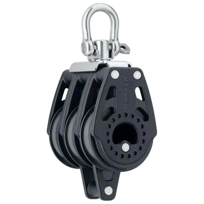 Haute Qualité Harken Bloc triple de carbone Becket 57 mm