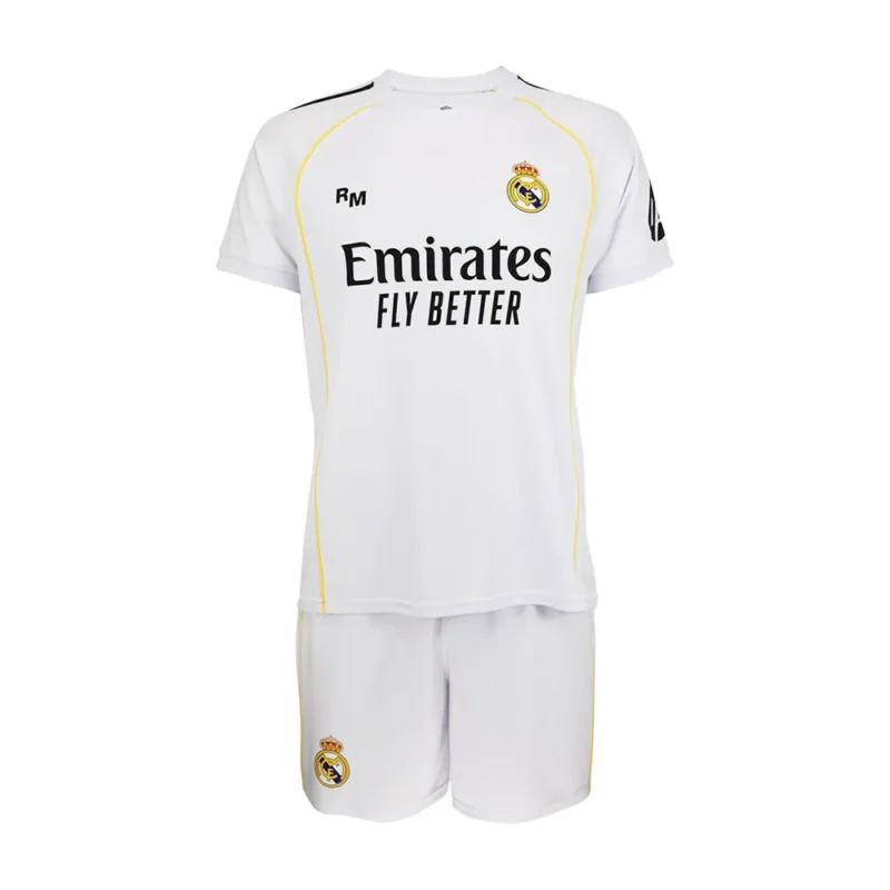 Prix Choc Real Madrid Ensemble Junior à manches courtes Domicile 25/26