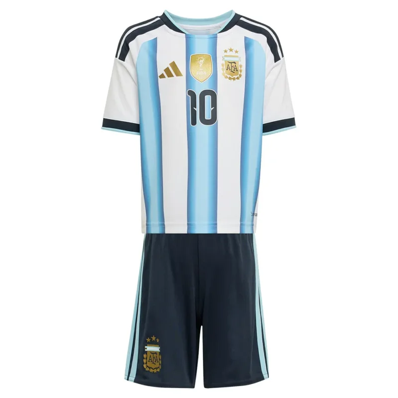 Expédition Rapide adidas Ensemble Junior à manches courtes Domicile Argentina 26/27